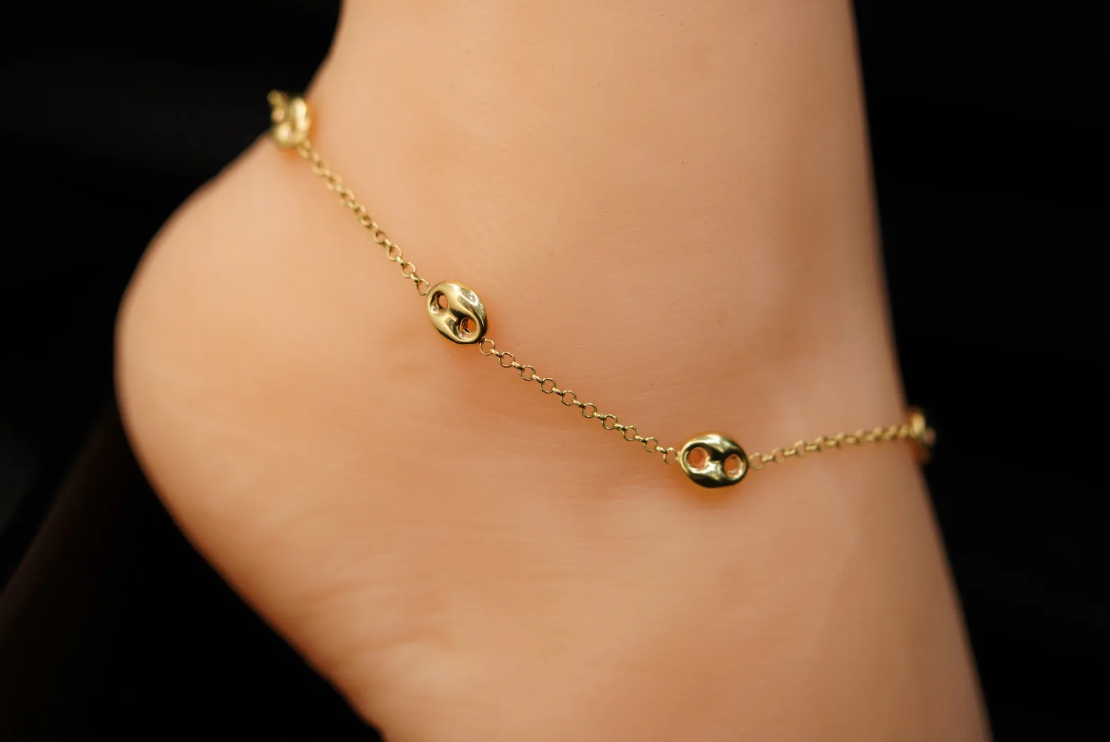 10k Balls Anklet