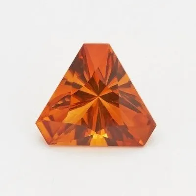 10mm Madeira Citrine Concave Triangle