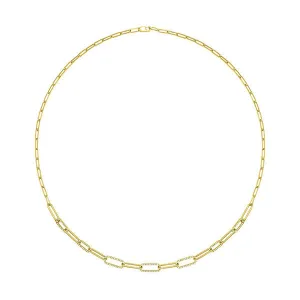 14Kt Yellow Gold Diamond 1/2Ctw Necklace