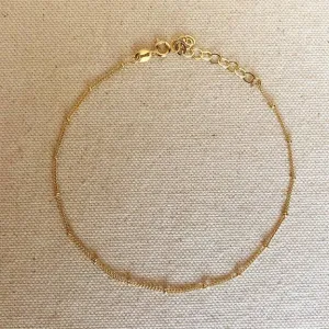 18k Gold Filled Satellite Chain Anklet