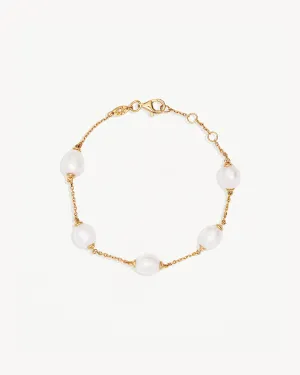 18k Gold Vermeil Harmony Pearl Bracelet