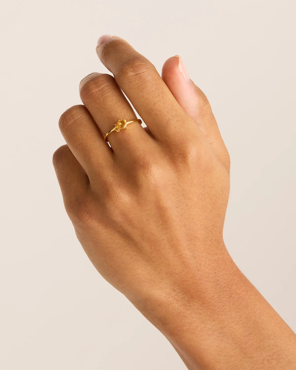 18k Gold Vermeil Kindred Birthstone Ring - November