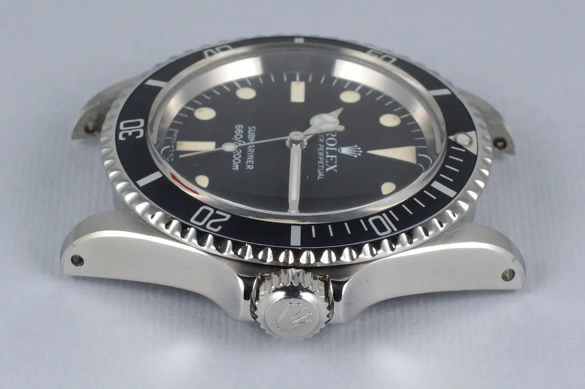 1982 Rolex Submariner 5513 Mark IV Maxi Dial with RSC Papers and Service Box