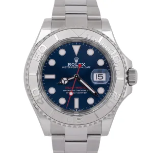 2022 NEW PAPERS Rolex Yacht-Master 40mm Blue Steel Oyster Watch 126622 BOX