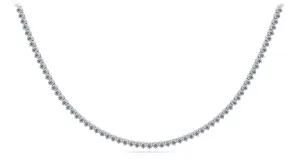 3 Prong Riviera Lab-Grown Diamond Necklace with 13.10 ct.(finished) 2.9mm