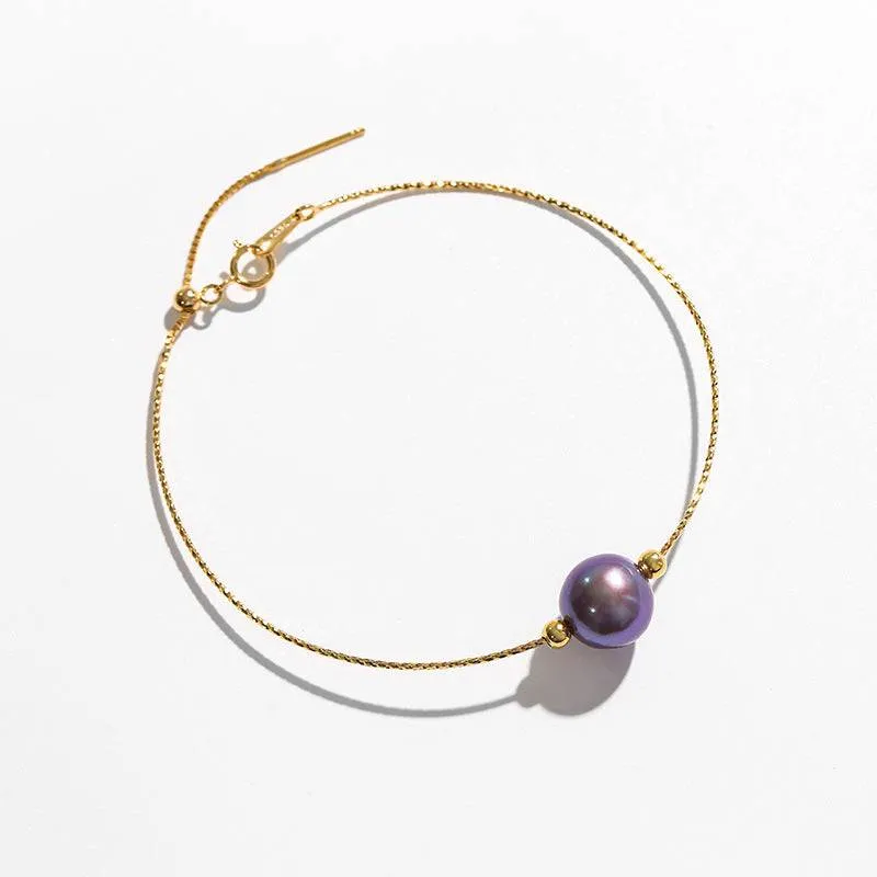 8-9mm Floating Pearl Chain Bracelet