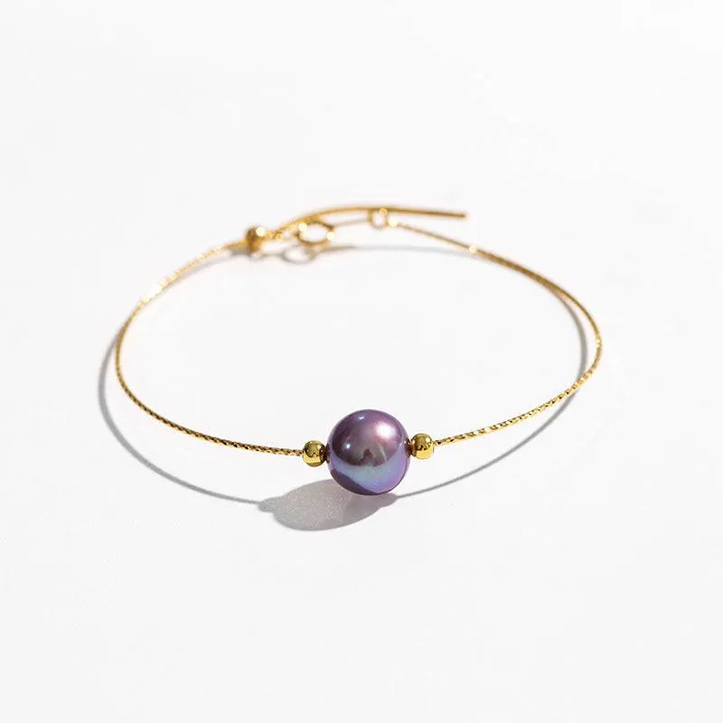 8-9mm Floating Pearl Chain Bracelet