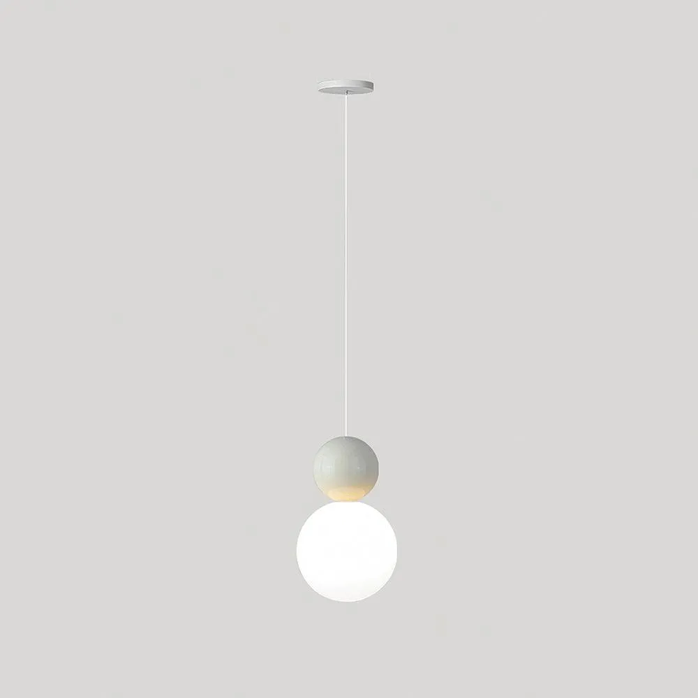 Acrylic Two Ball Pendant Light