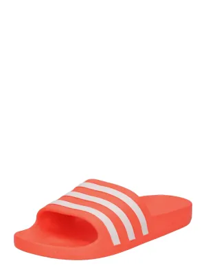 Adidas Adilette Aqua slides, coral