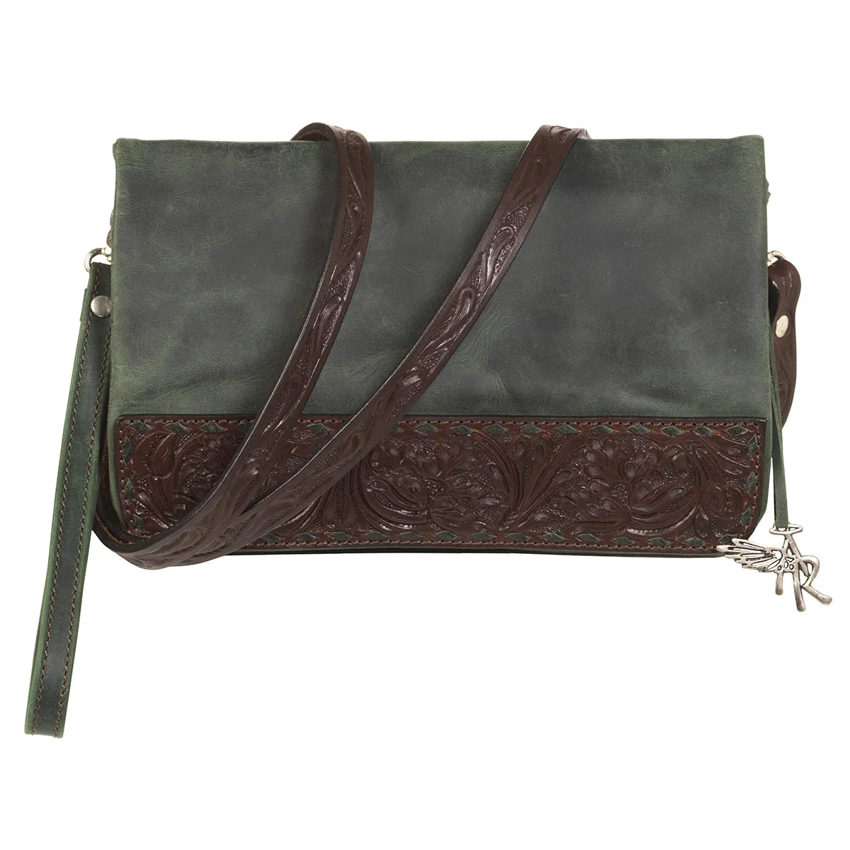 Angel Ranch Emerald Collection Green Clutch by M&F Western