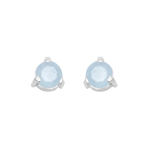 Aquamarine Comino Stud Earrings