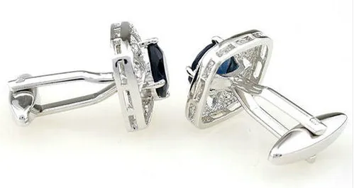 Aquamarine Crystal Cufflinks