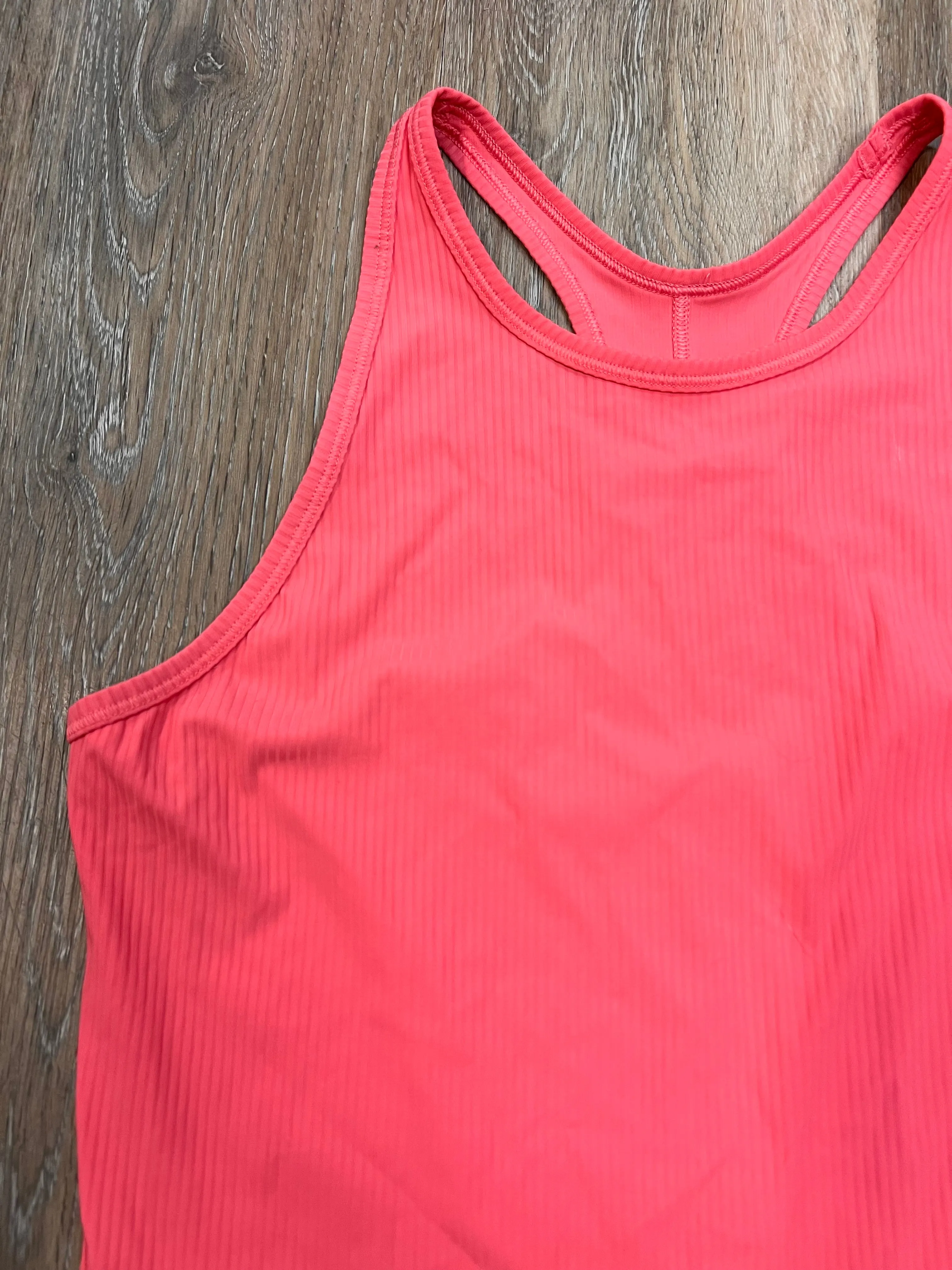 Athletic Tank Top By Lululemon In Coral, Size: 4