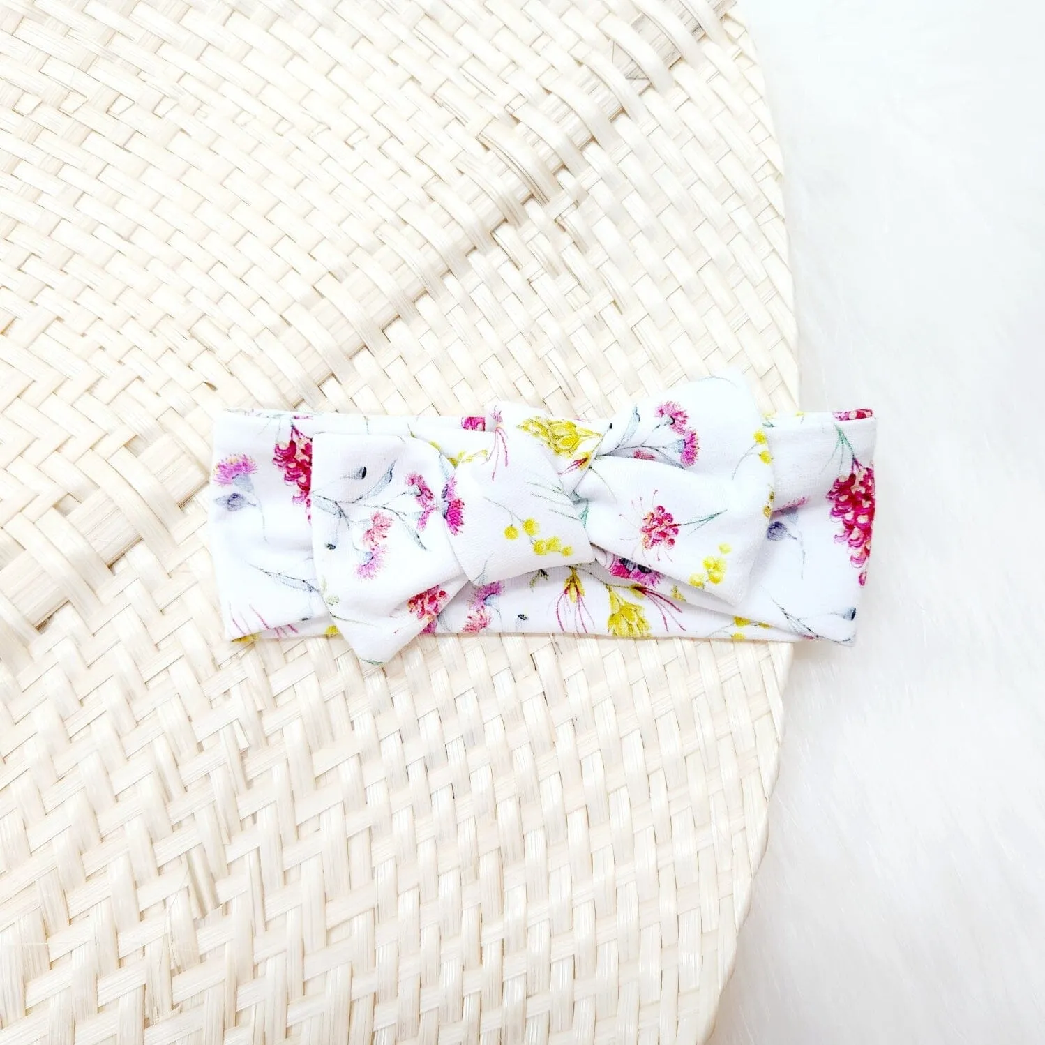 Australiana Floral Bow Headband