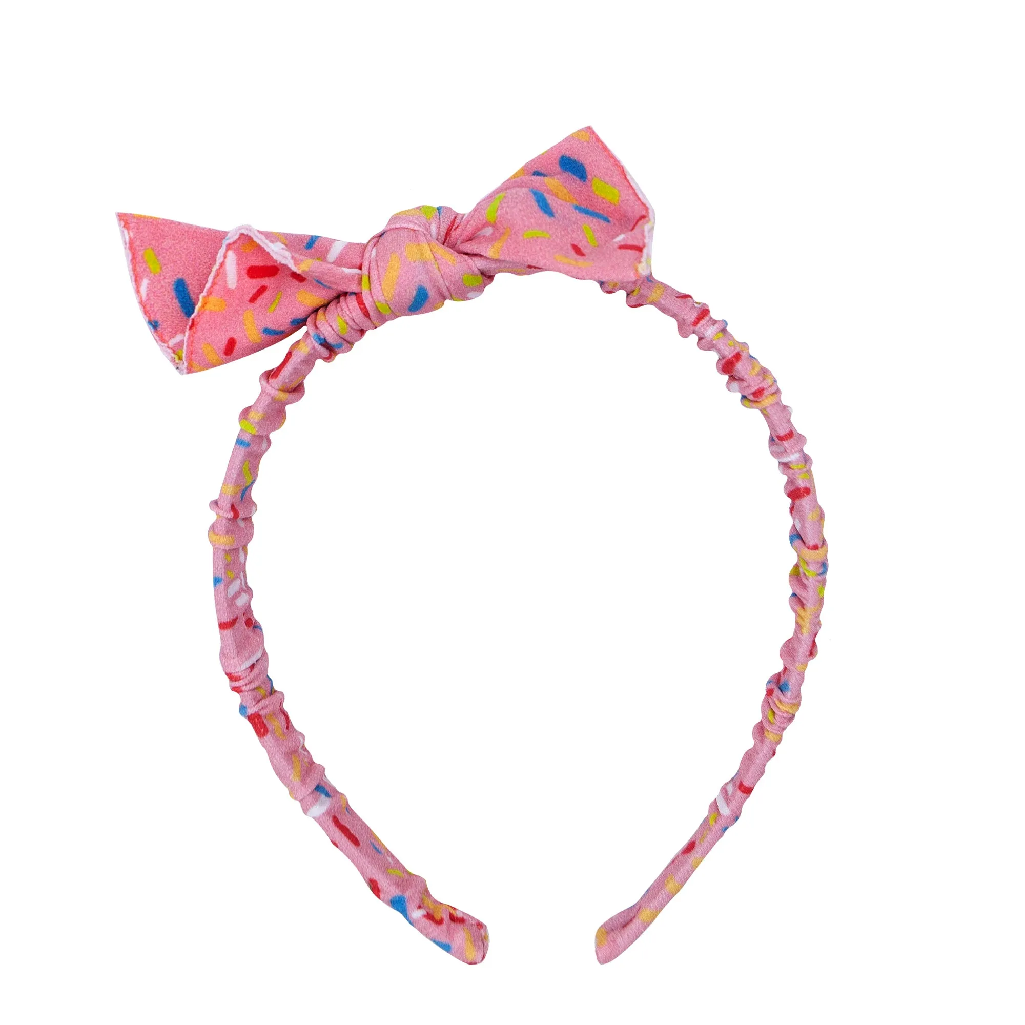 Baby Bling Birthday '22 Printed Tied Hard Headband