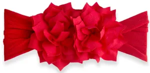 Baby Bling Holiday Poinsettia Headband-Red