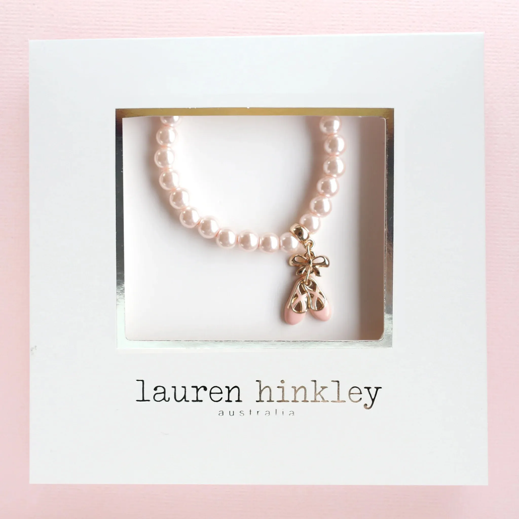 Ballet Slippers Pearl Bracelet