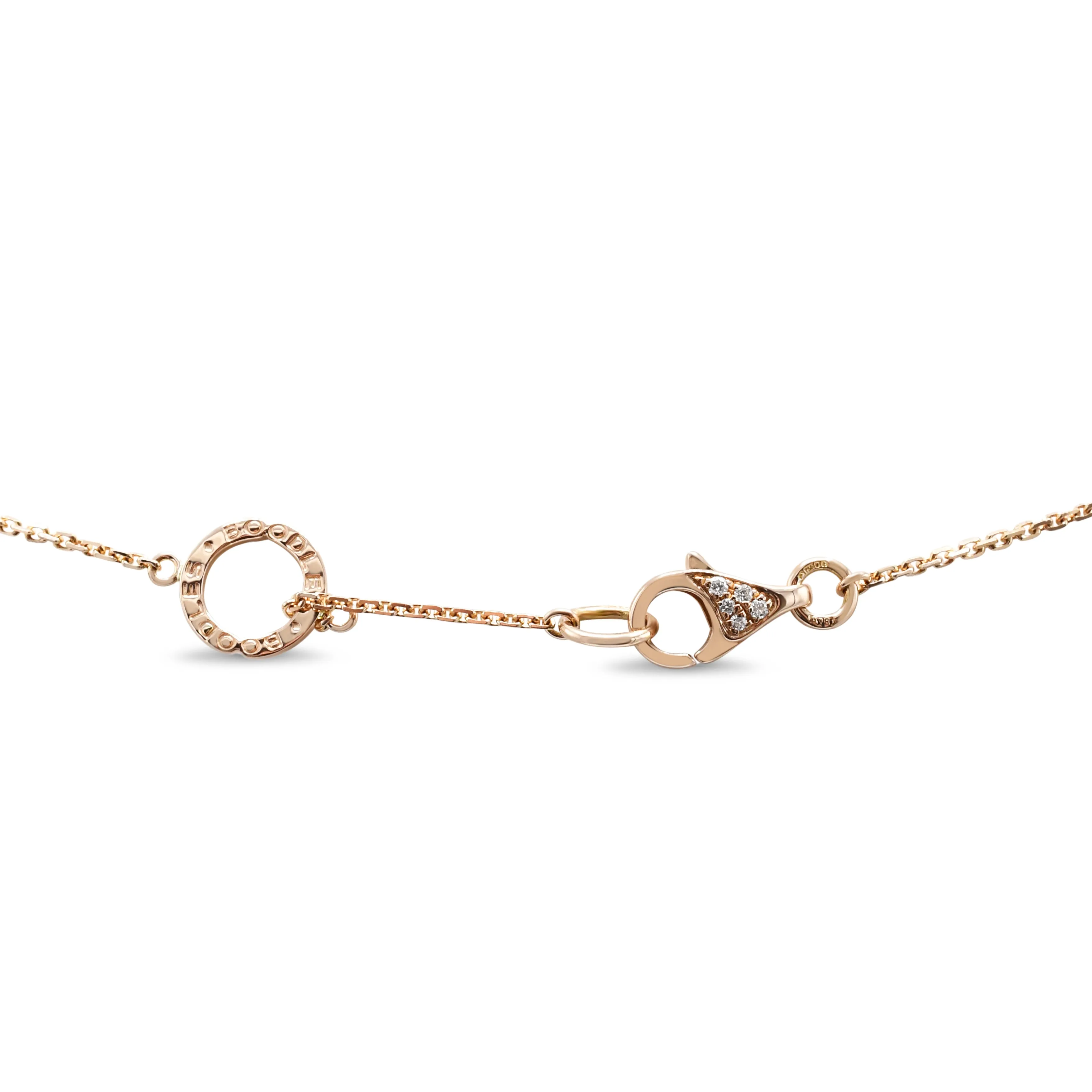 Be Boodles Diamond Be Boodles Pendant Necklace - 18ct Rose Gold