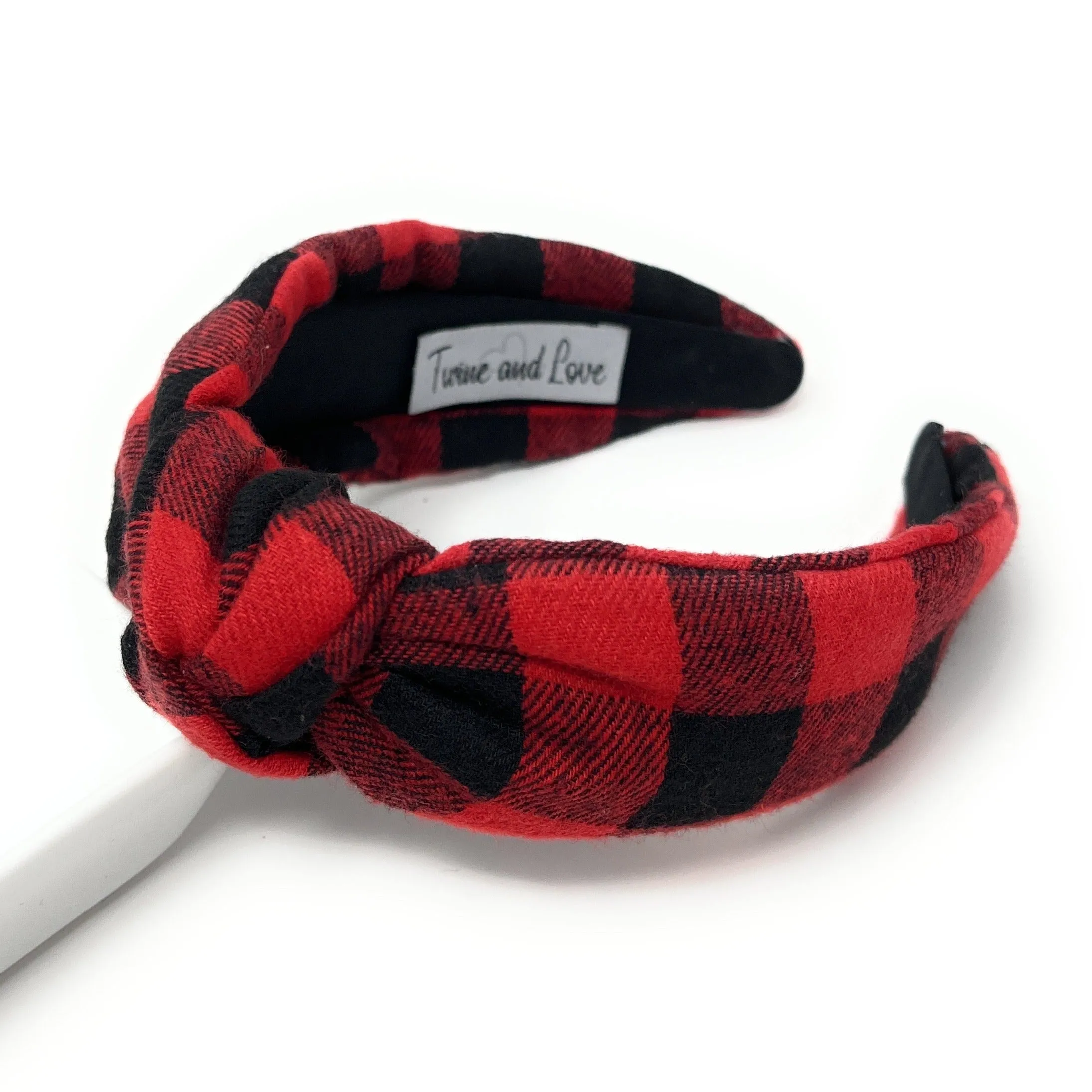 Buffalo Flannel Plaid Knot Headband