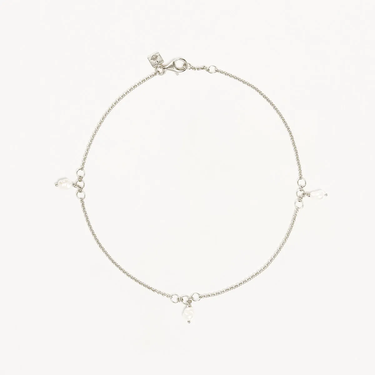 By Charlotte Grow with Grace Pearl Anklet, Silver