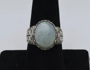 Carolyn Pollack - Vintage Aquamarine Sterling Silver Ring - Size 8