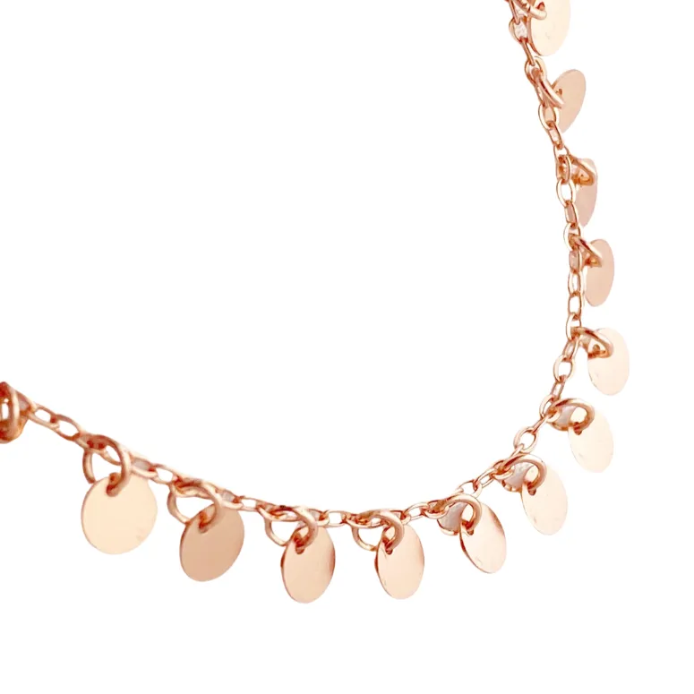 Cassidy Anklet - Rose Gold