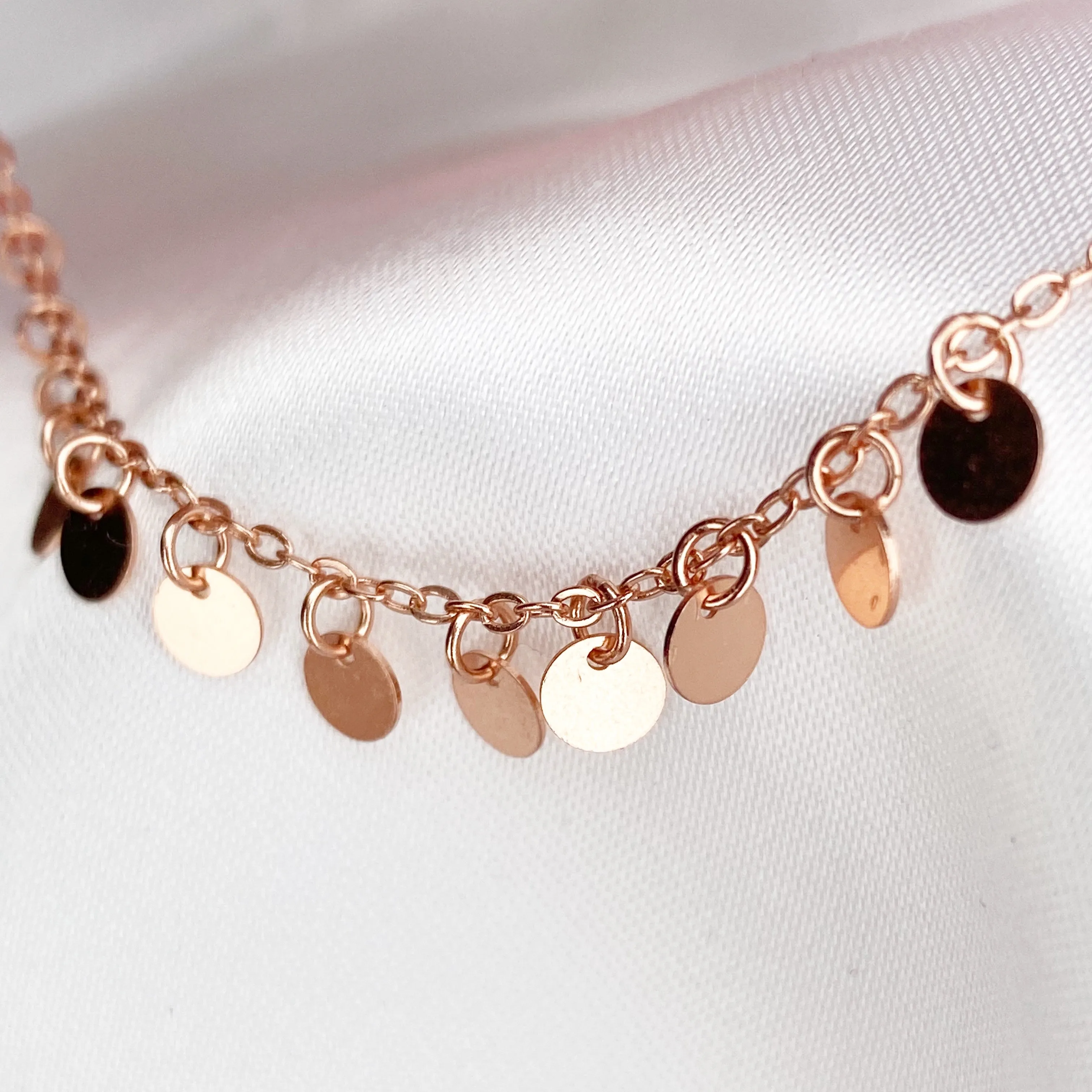 Cassidy Anklet - Rose Gold