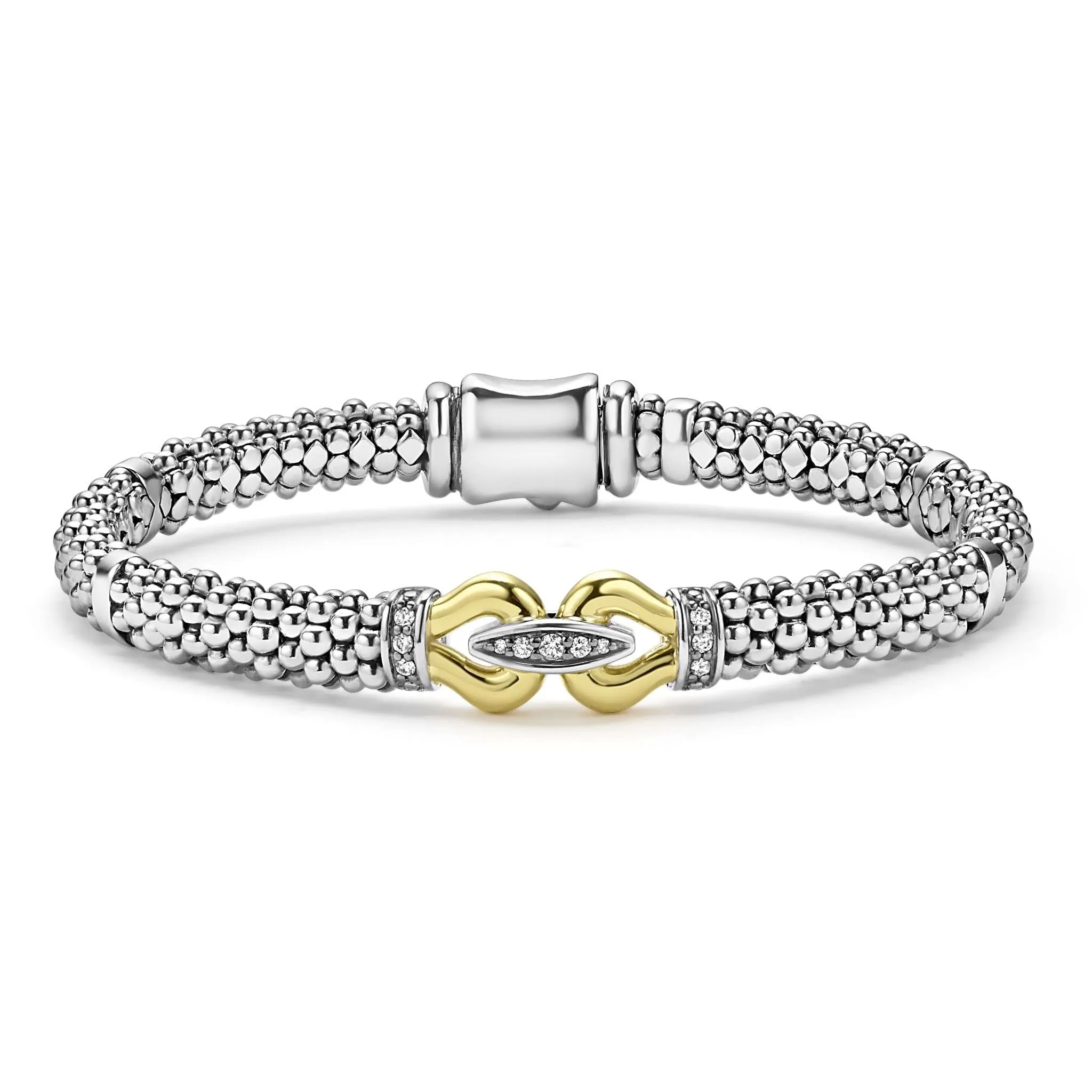 Caviar Buckle Diamond Bracelet