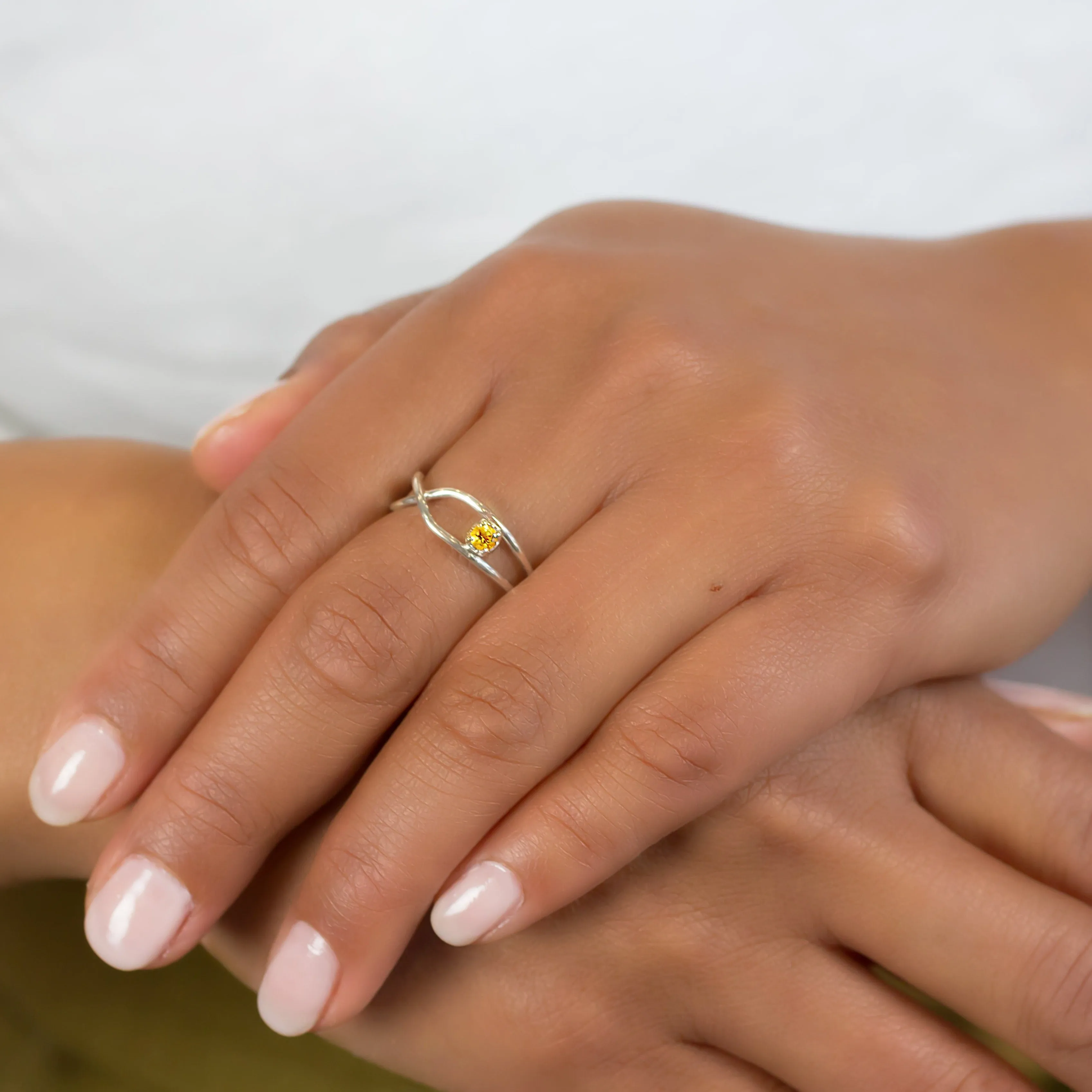 Citrine Birthstone Ring