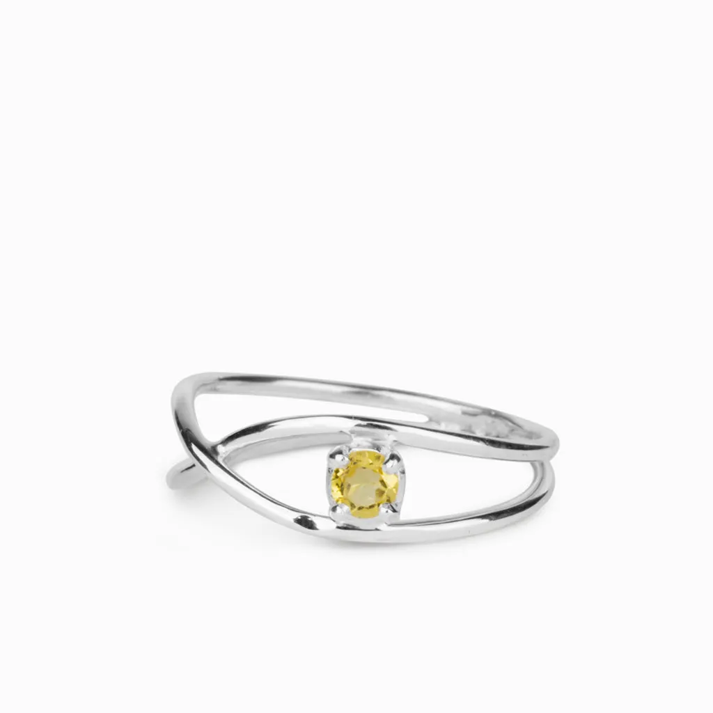 Citrine Birthstone Ring