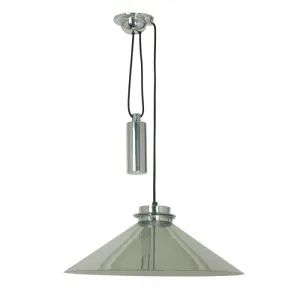 Codie Rise & Fall Pendant - Polished Aluminum