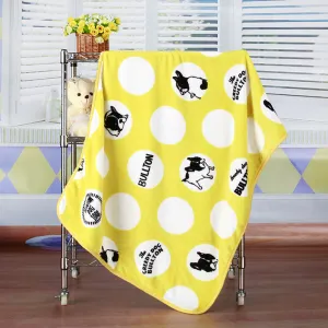 Coral fleece blanket flannel baby blanket cartoon blanket car office knee blanket car inner blanket