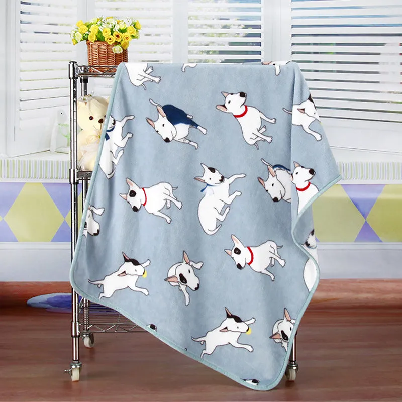 Coral fleece blanket flannel baby blanket cartoon blanket car office knee blanket car inner blanket