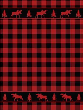 Coral Fleece Bufalo Plaid Blanket  70" x 90"