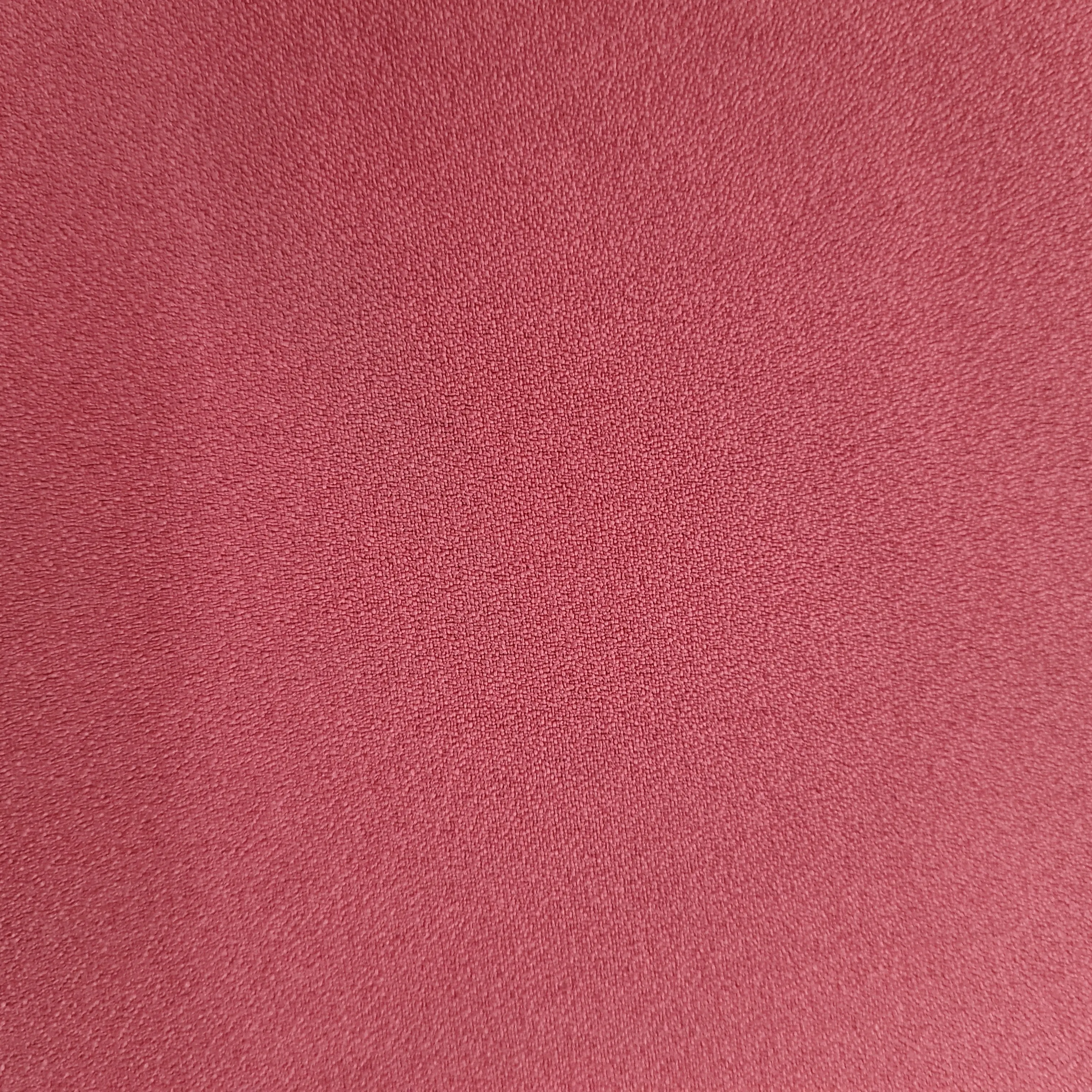 Coral Pink Solid Moss Crepe Fabric 17877