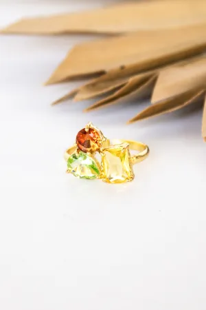 Dasha Citrine Climb Ring