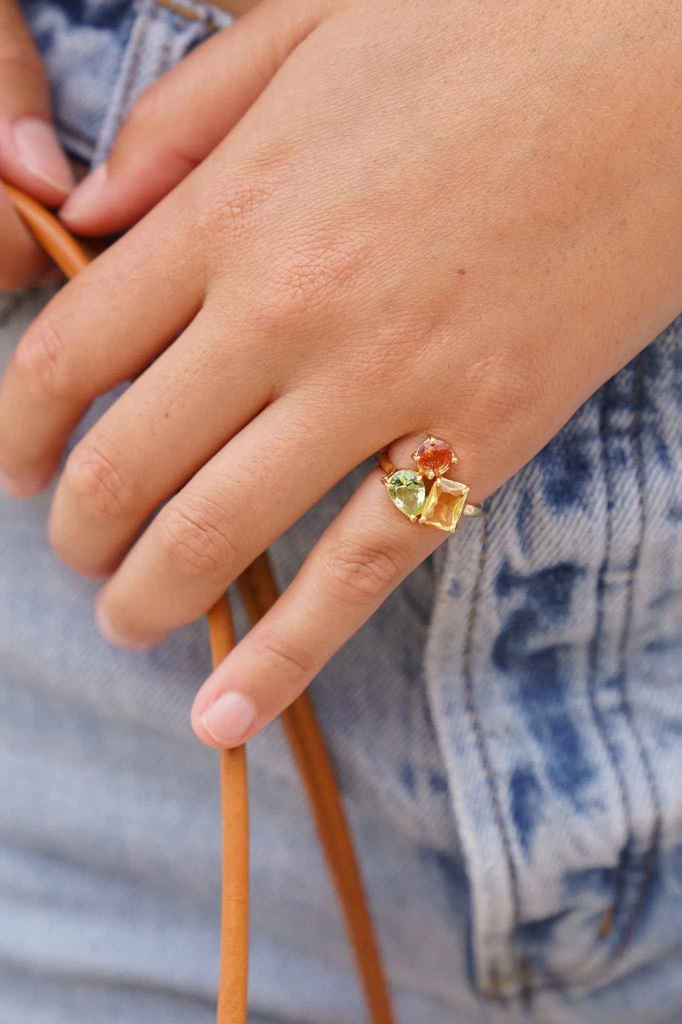 Dasha Citrine Climb Ring