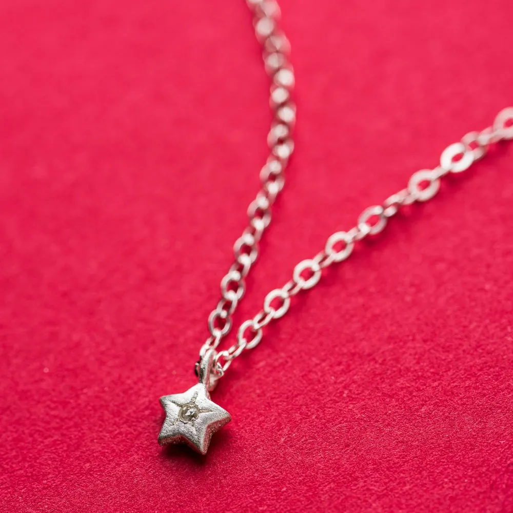 Day 3: Petite Diamond Star Necklace