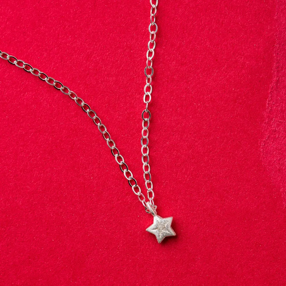 Day 3: Petite Diamond Star Necklace