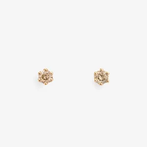 E1901BR | Baby Brown Diamond Studs