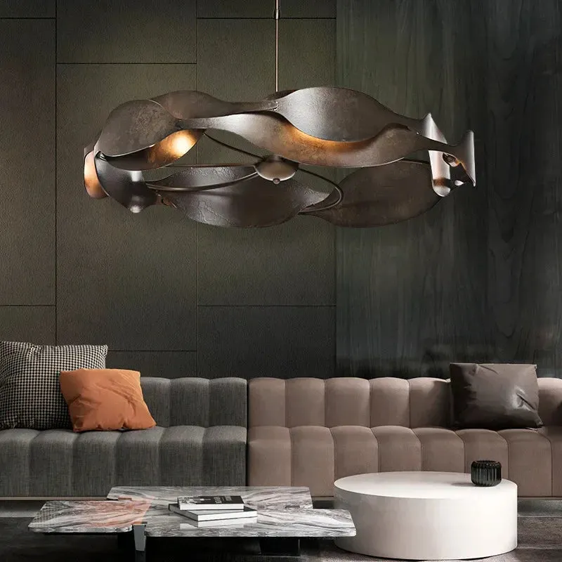 Elegant Mansion Metal Pendant Light for Luxurious Spaces