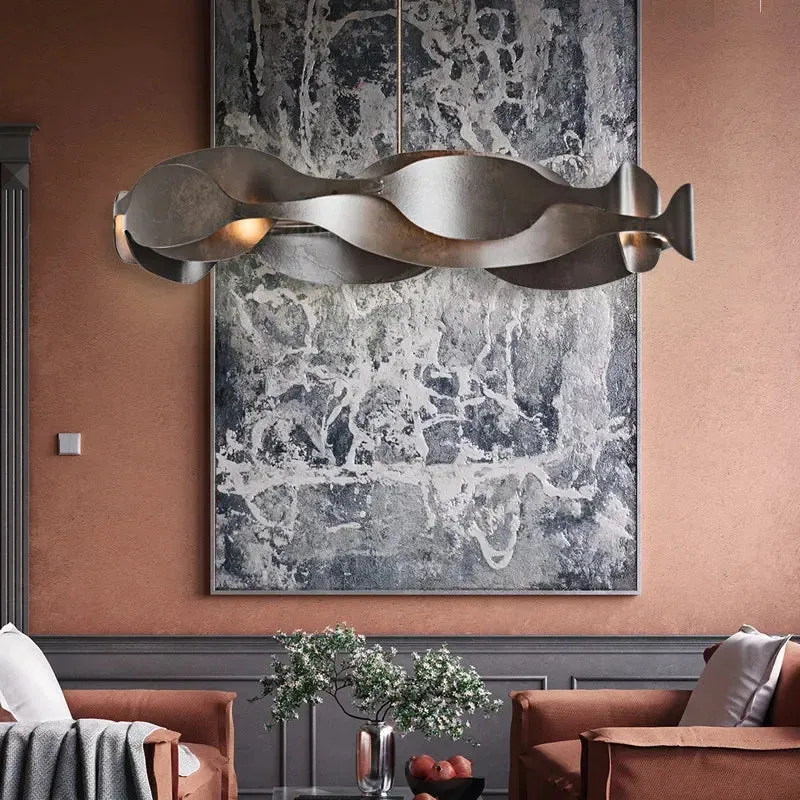 Elegant Mansion Metal Pendant Light for Luxurious Spaces