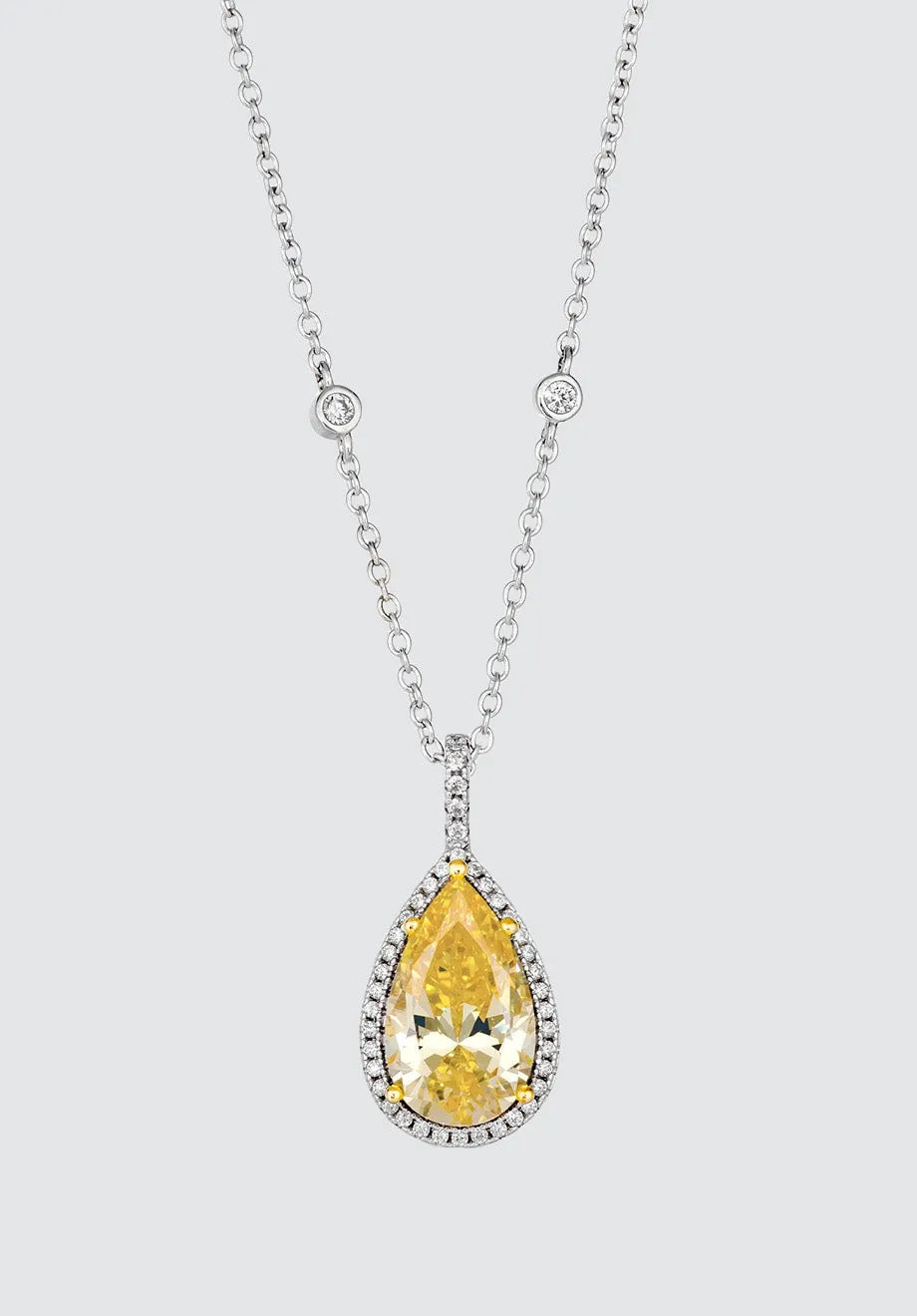 Elizabeth 33 Canary Yellow Necklace