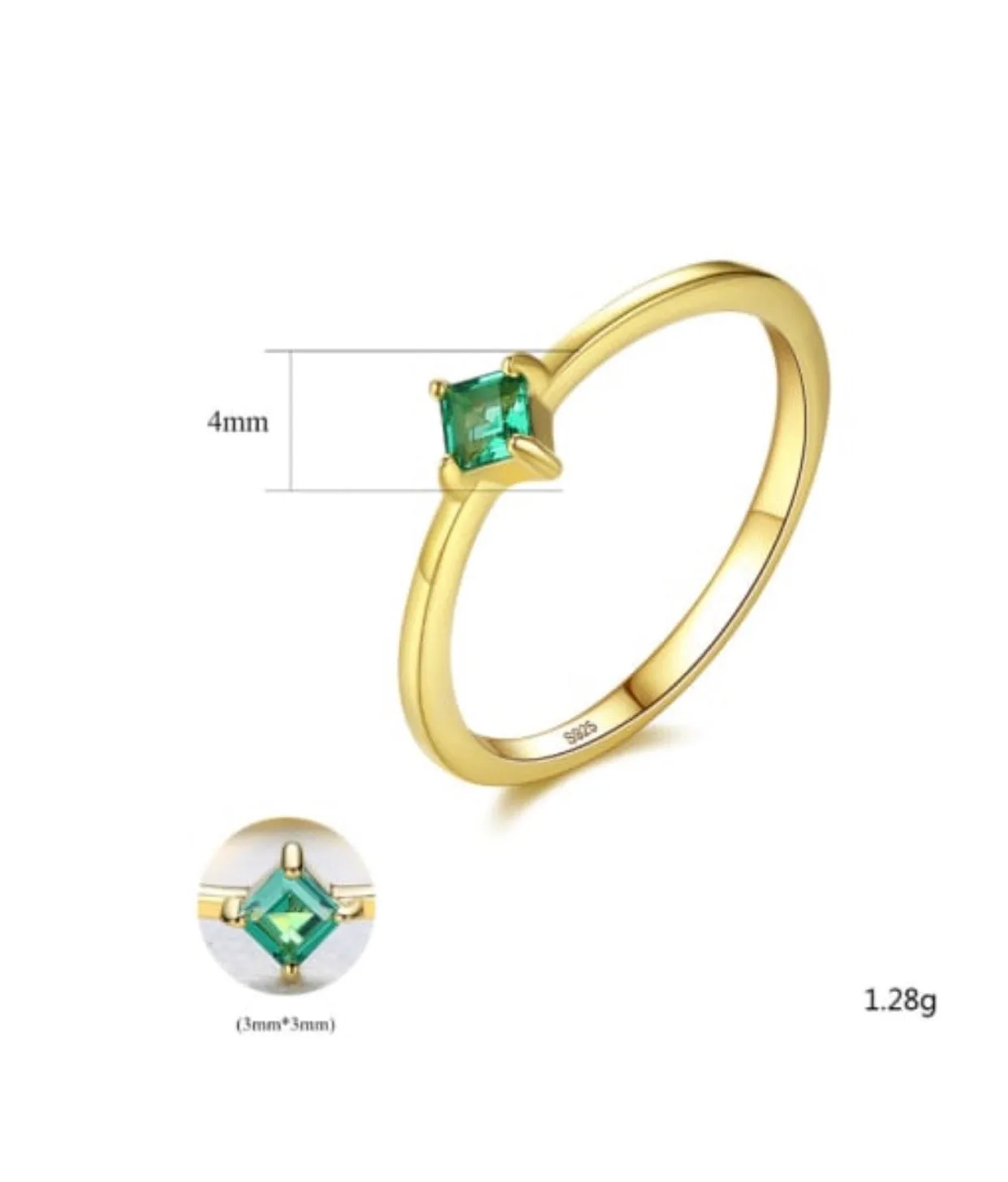 Emerald Daily Golden Ring