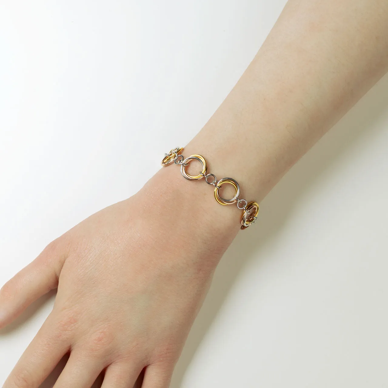 Entangled Continuous Love Knot Bracelet