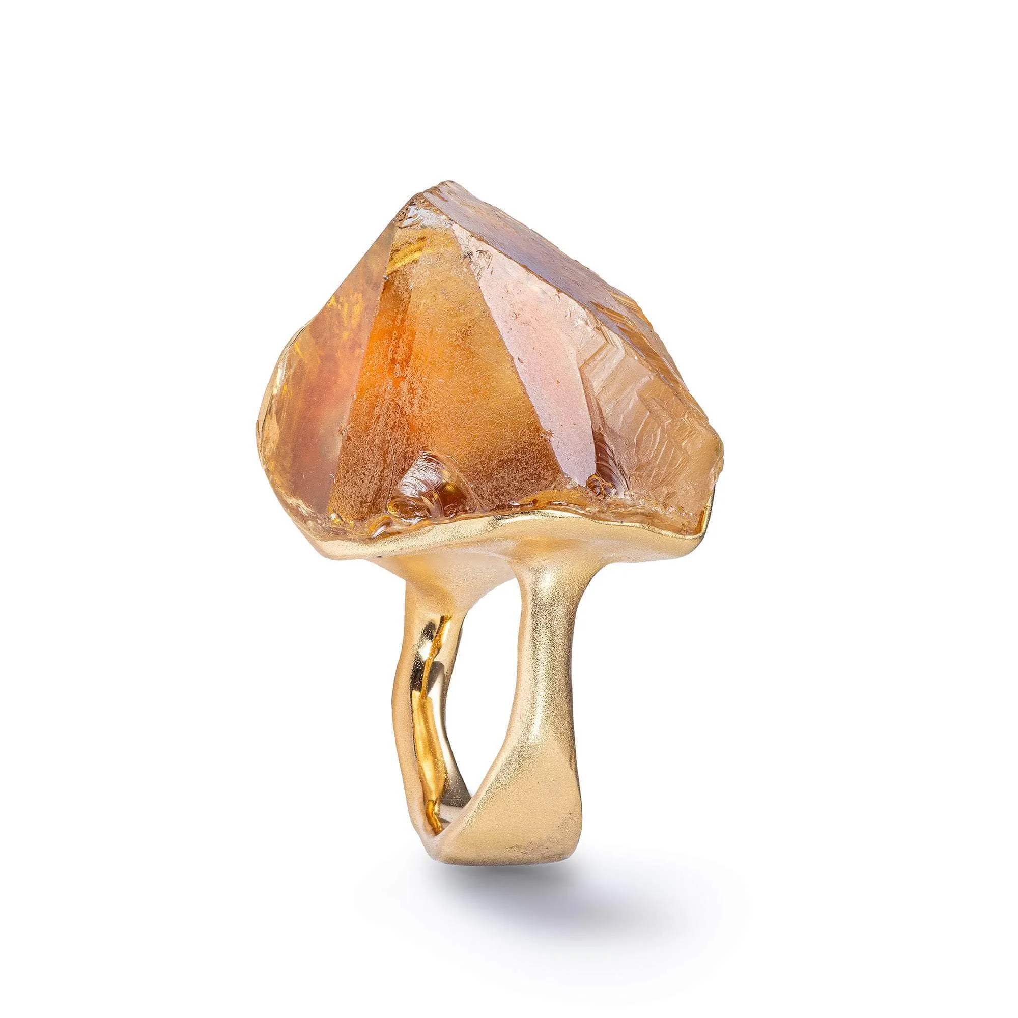 Errai Rough Citrine Ring