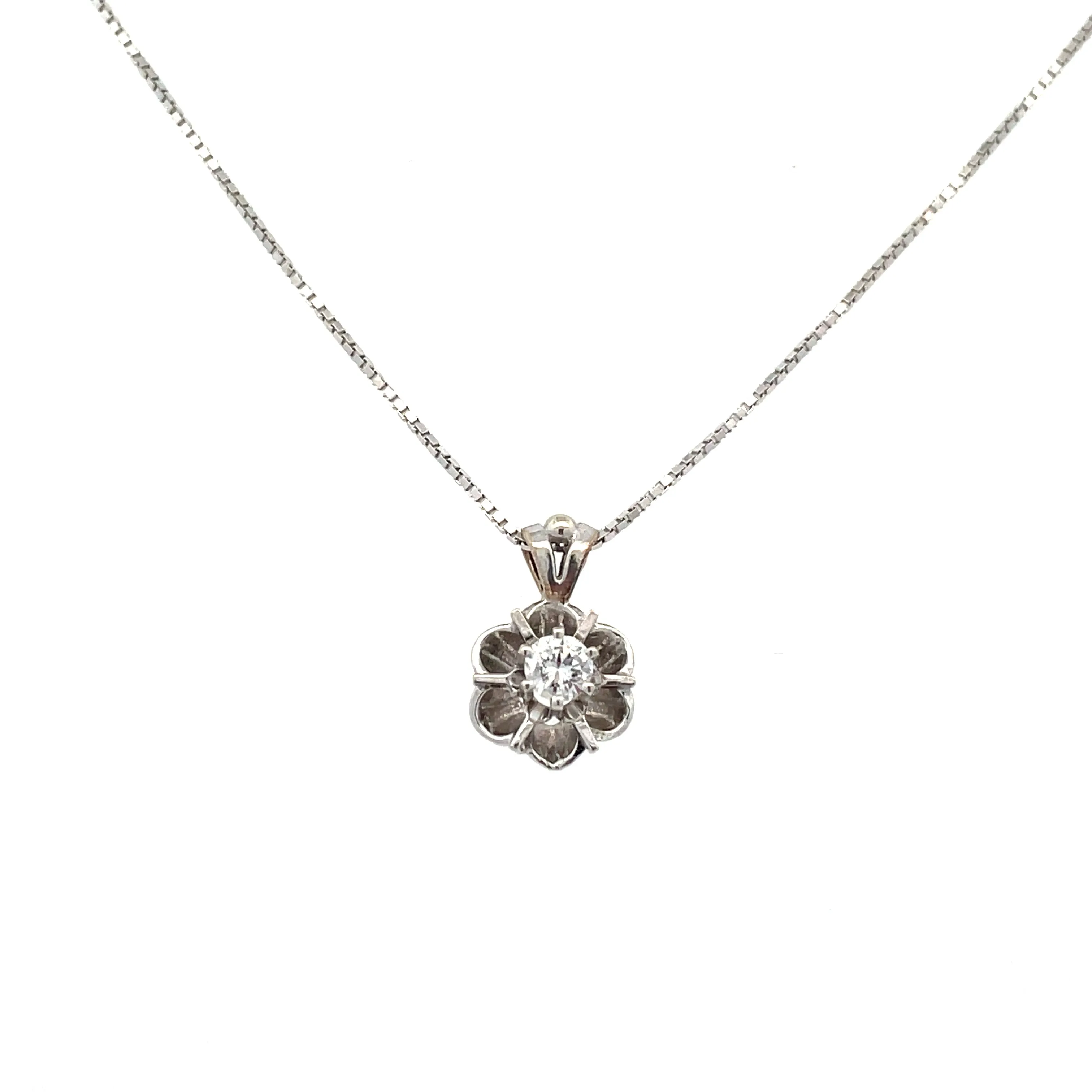 Estate Flower Necklace