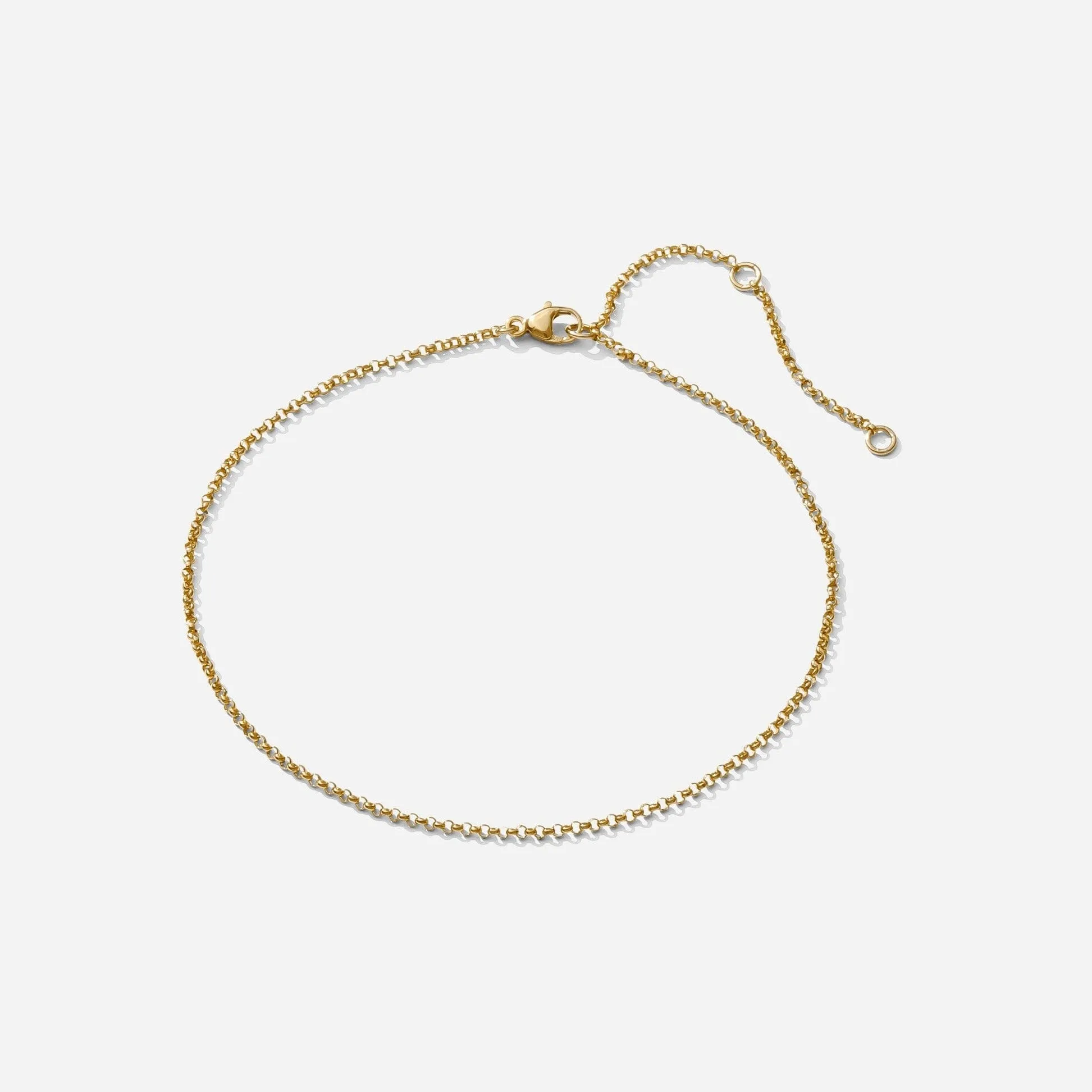 Gold Rolo Anklet