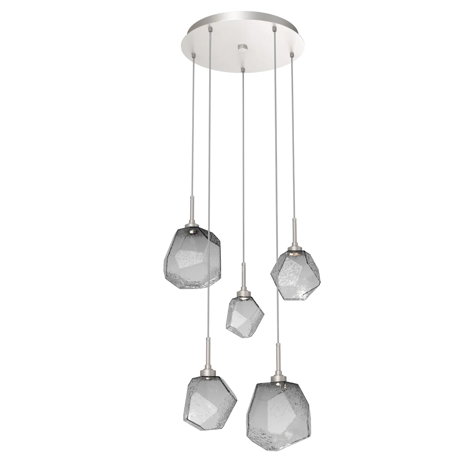 Hammerton Studio GEM ROUND 5 PENDANT CHANDELIER – QUICK SHIP