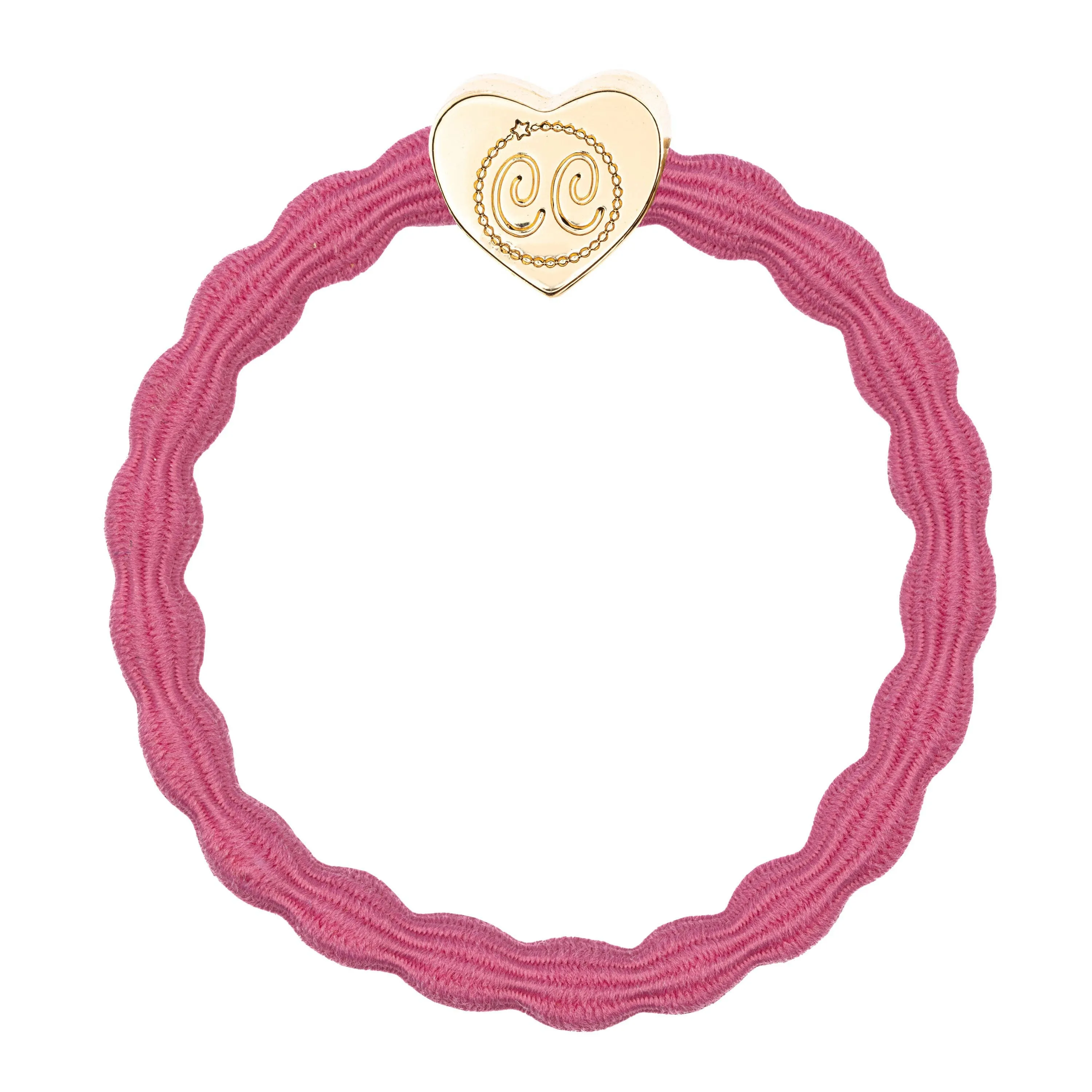 Heart Charm Hair Tie Bracelet